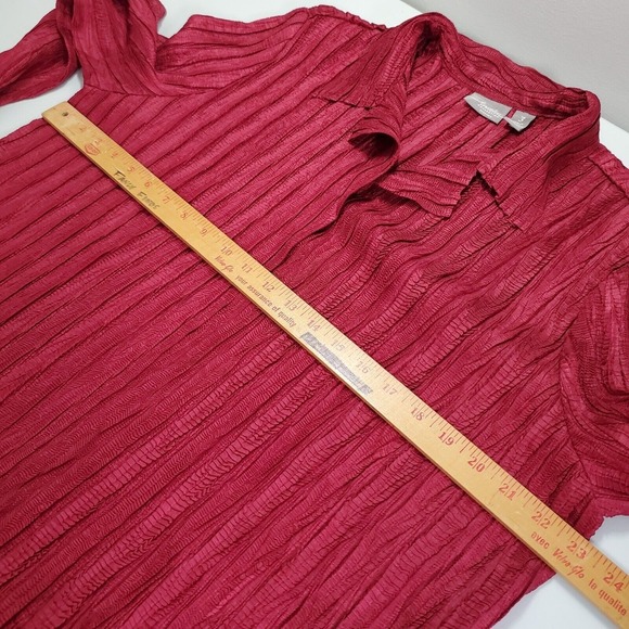 Chico’s Travelers Cardigan Women 3 (XL) Textured Open‎ Front Layering Casual - Picture 8 of 11